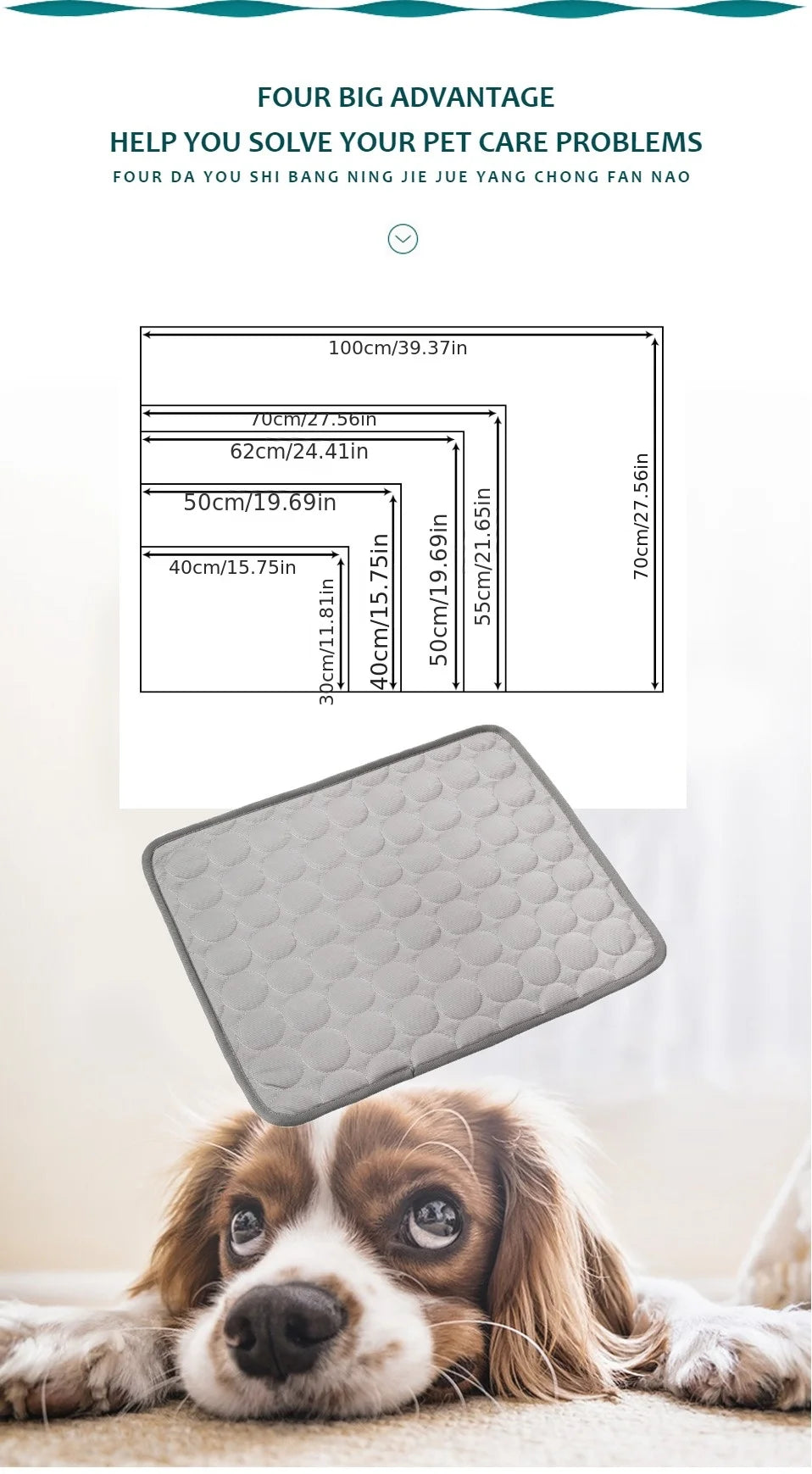 Cooling Mat for Dogs & Cats